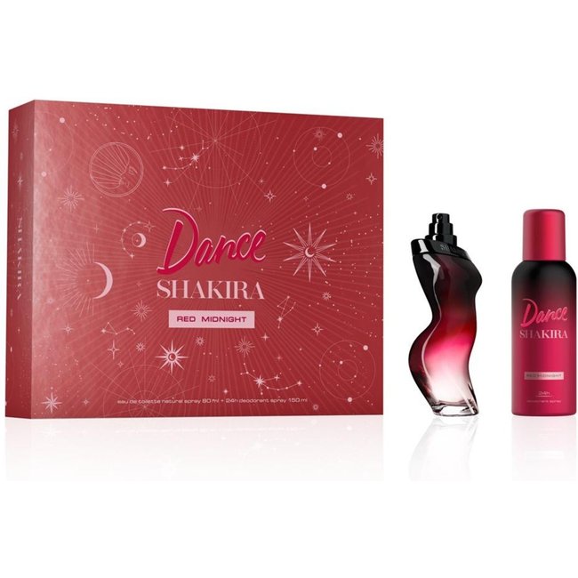 Kit Shakira Dance Red Midnight Eau de Toilette 80ml + Desodorante 150ml