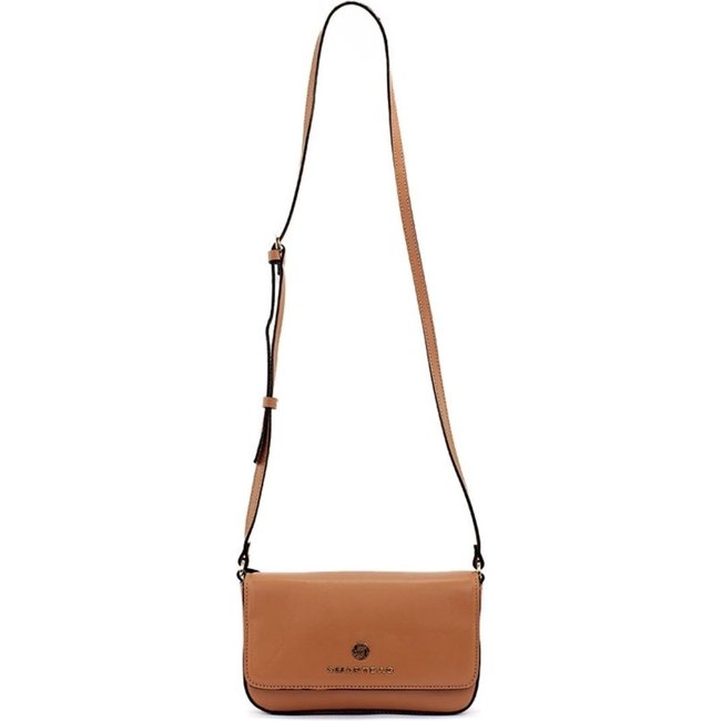 Bolsa Tira Colo Smartbag Couro Caramelo Incolor