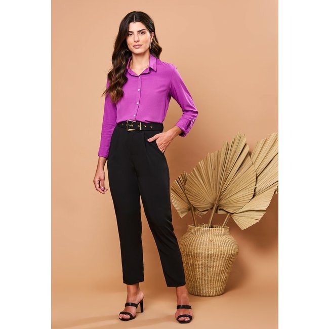 Camisa Crorela Lisa Roxa