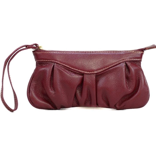 Clutch SN Couros Verona Vermelha