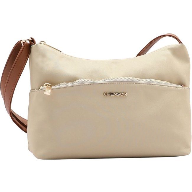 Bolsa Feminina Chenson Microfiber Bege 3184590