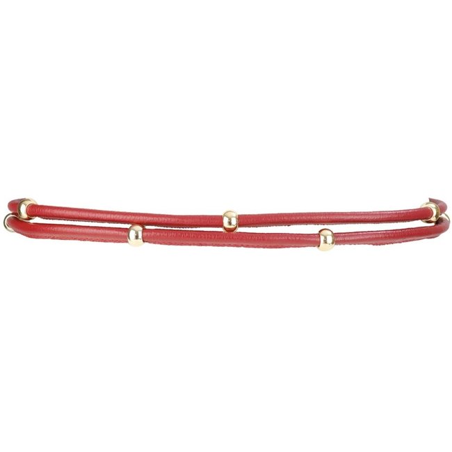 Cinto Crisfael Corda Duplo Vermelho