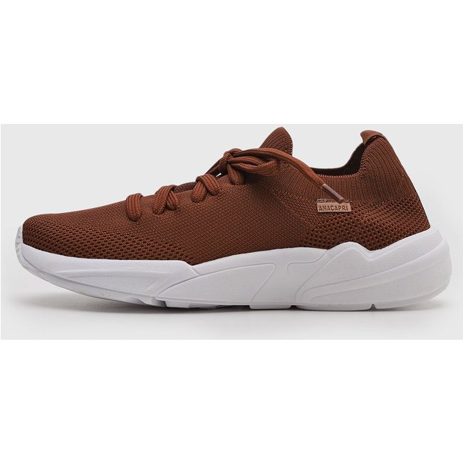 Tênis Feminino Anacapri Knit Marrom