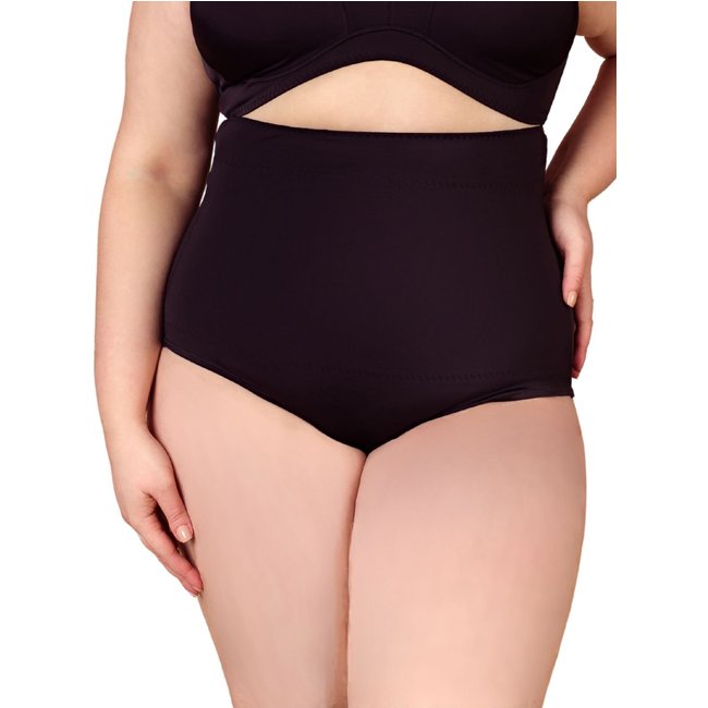 Cinta Alta Modeladora Plus Size Média Compressão Tamanhos Grandes Shanty Lingerie Preto