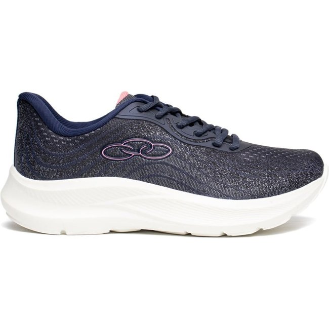 Tênis Feminino Olympikus Venus 3 338 Evasense Marinho/Rosa