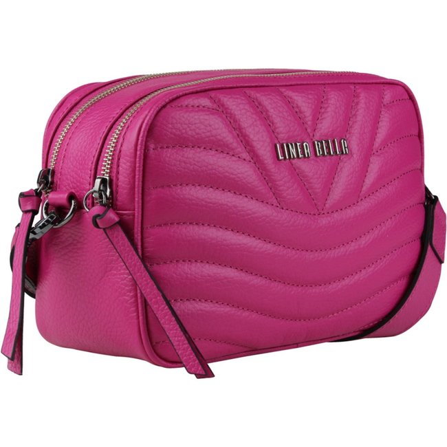 Bolsa Feminina em couro Linea Bella 5211 Rosa