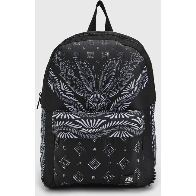 Mochila Feminina Colcci Estampa Bandana Preta