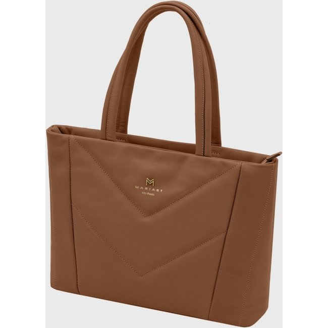 Bolsa Tote Couro Mariart Graviola Camel