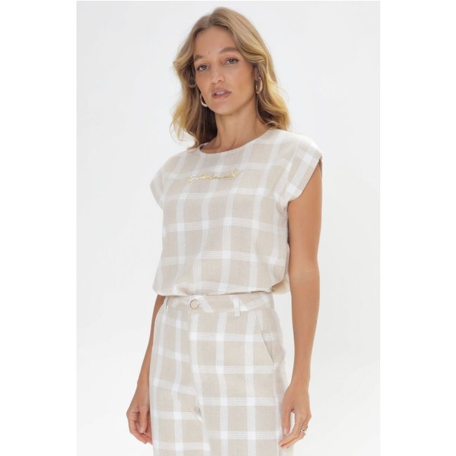 AMPLA LINEN CHECK WESTERN Gatabakana