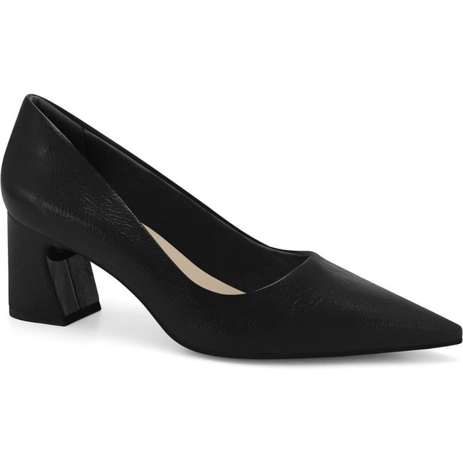 Sapato Feminino Preto Salto Bloco Médio Ramarim 2516103-2