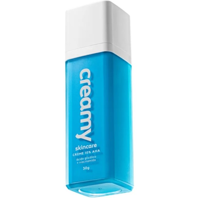 Creamy Ácido Glicólico + Niacinamida Anti-idade Renovador Facial Noturno 30g