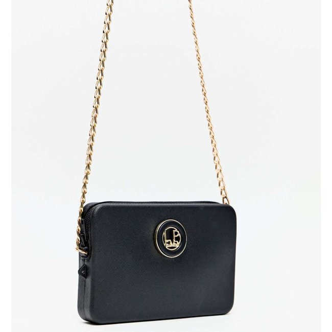 Bolsa Crossbody Easy Lança Perfume Chain Ve26 Preto Feminino