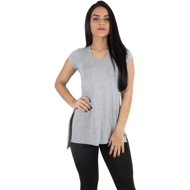 Blusa Rioutlet Sobre Legging Cinza