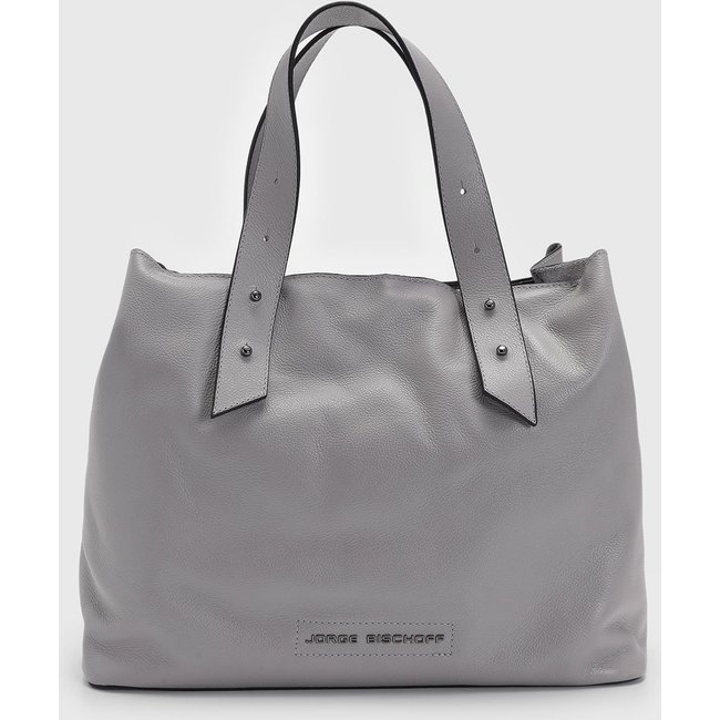 Bolsa Feminina Jorge Bischoff Grande Cinza
