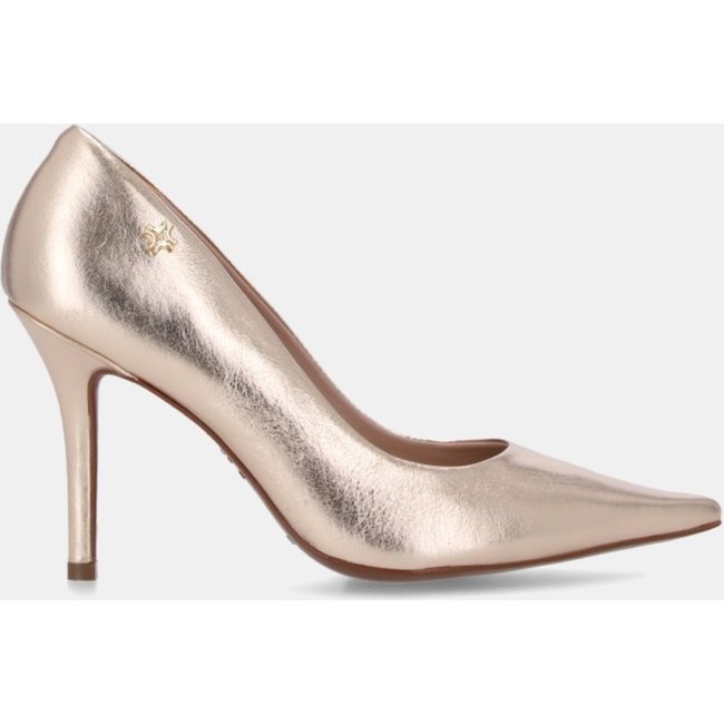 Scarpin Couro Luz Da Lua - 52951500 Luz Da Lua Dourado