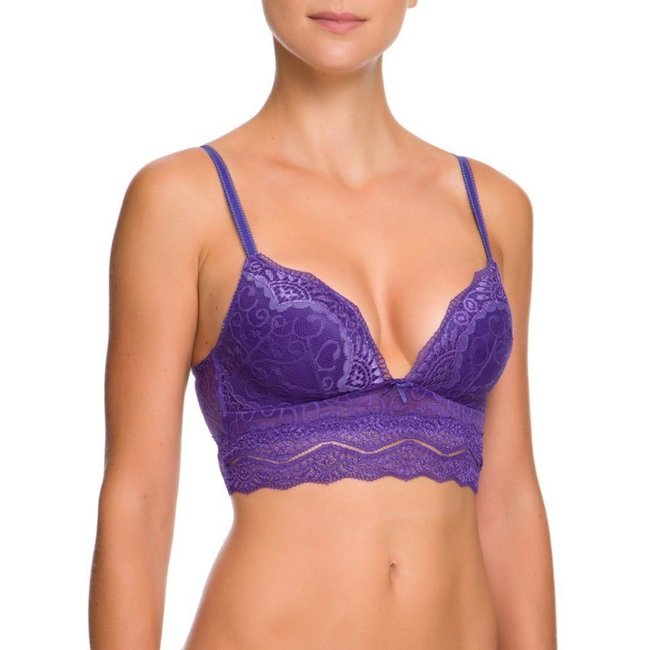 Sutiã Top Bojo Renda Love Lace Roxo Roxo