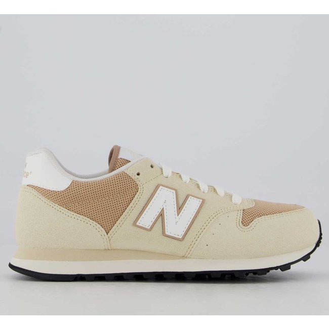 Tênis New Balance 500 V2 Feminino Bege e Marrom