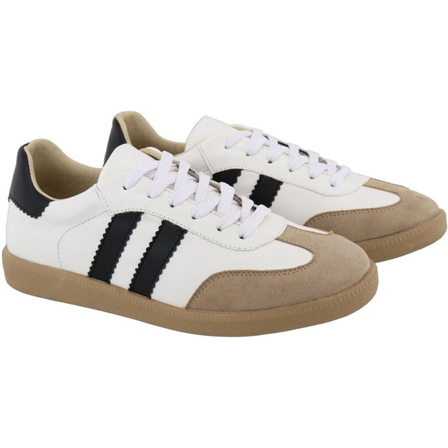 Tênis Feminino Casual Retro Estiloso e Confortável Lançamento Branco