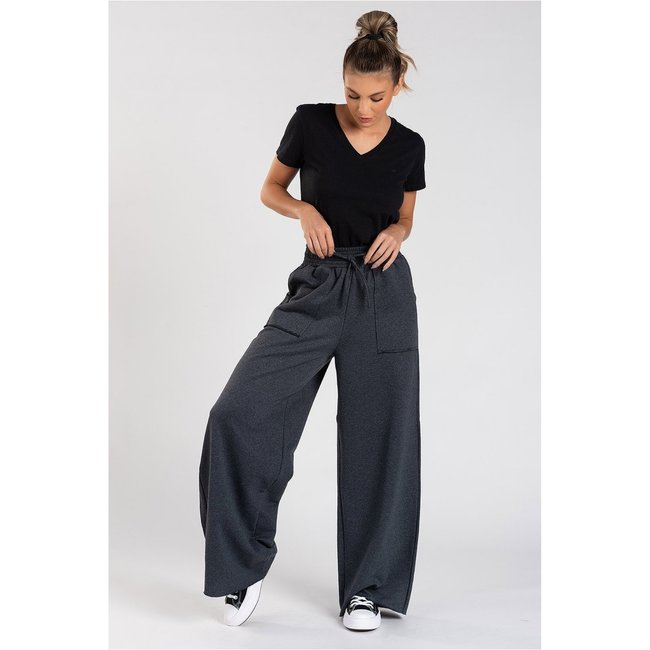 Calça Moletom Wide Leg Val