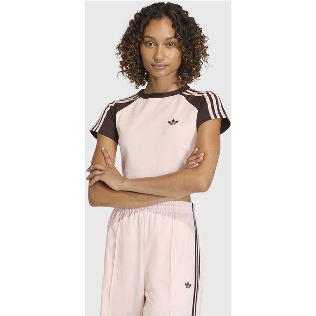Camiseta Feminina adidas Originals SST Baby Rosa