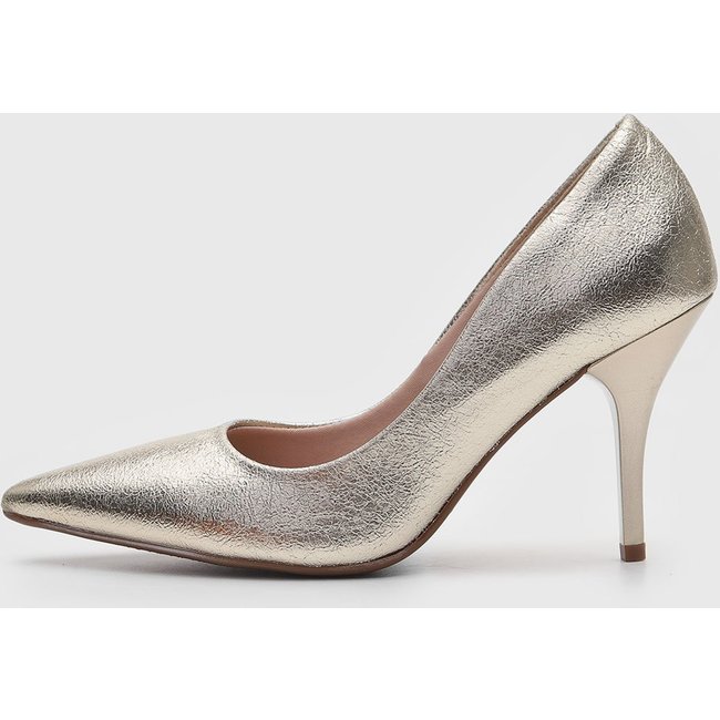 Scarpin Beira Rio Alto Dourado
