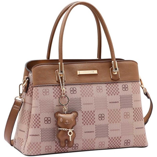 Bolsa Feminina Chenson Original Elemento Gráfico Mão Natural 3485095
