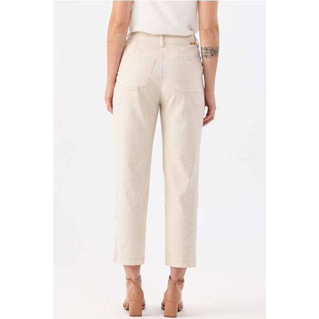 Calça PKS Alfaiataria Reta Linho Natural