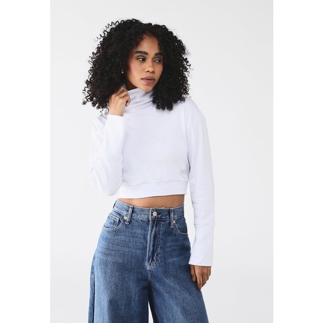 Blusa Rusty Reta Gola Alta Branca