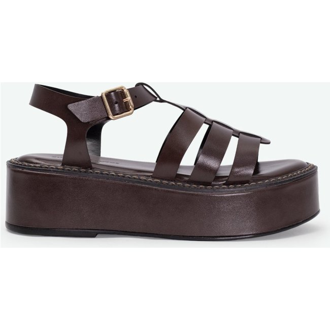 Flatform Ariella Marrom Suzana Santos