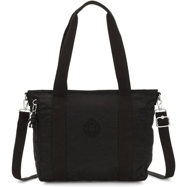 Bolsa Kipling Asseni S Black Noir Preto