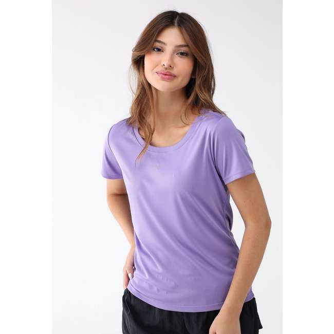 Camiseta Mizuno Reta Run Spark Roxa