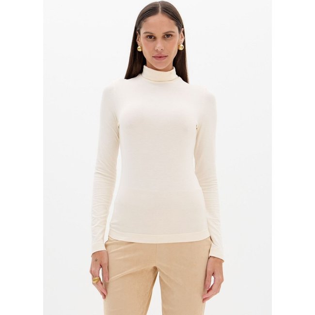 Blusa Gola Alta Com Manga Longa Lança Perfume