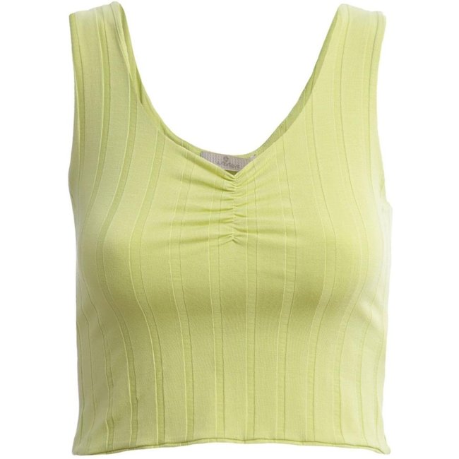 Blusa Cropped Regata Autentique Feminina VERDE CLARO