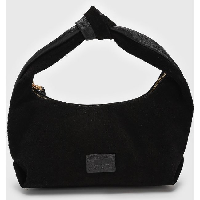 Bolsa Tiracolo Santa Lolla Suede Preta