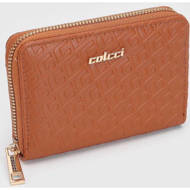 Carteira Feminina Colcci Monograma Caramelo