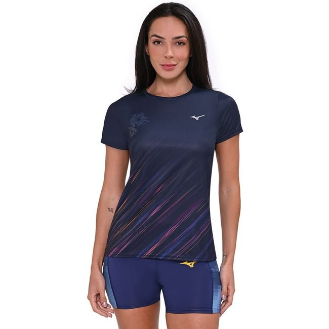 Camiseta de Corrida Mizuno Core Graphic Feminina