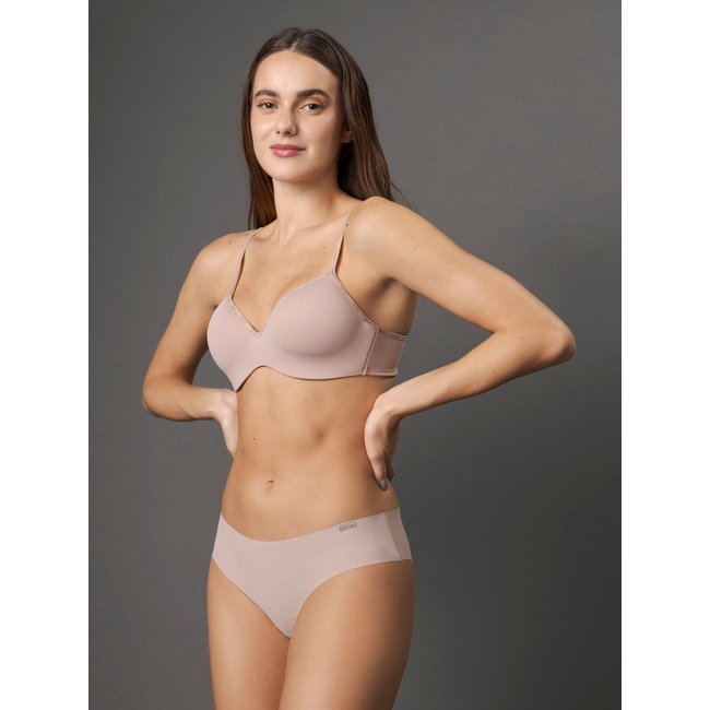 Sutiã Bojo Light Soft Micrologo Calvin Klein Underwear - Skin Médio Calvin Klein Jeans