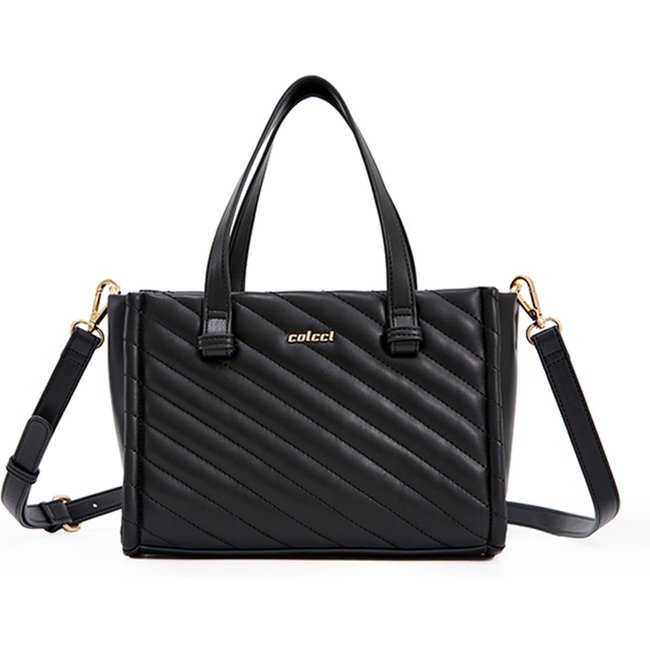 Bolsa Tote Colcci Texture In24 Preto Feminino