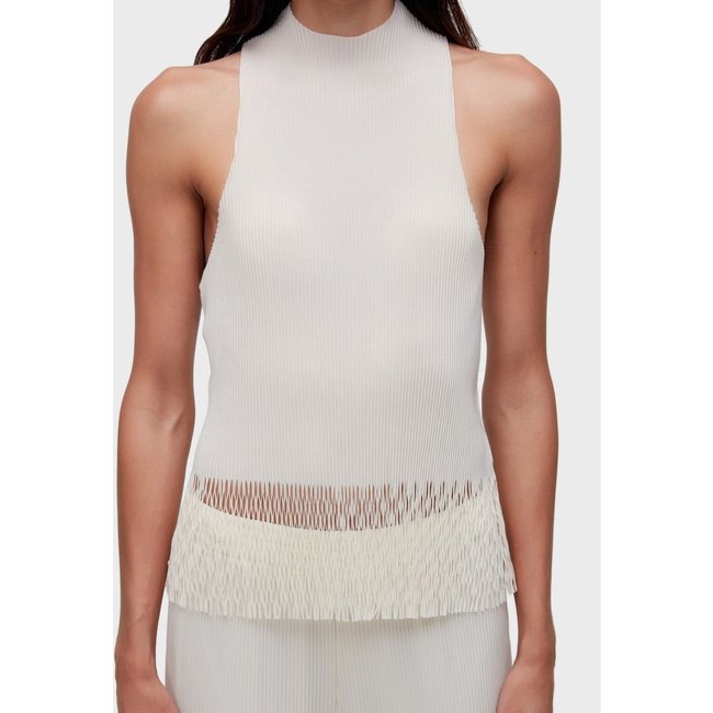 Blusa raglan gola plisse OSKLEN
