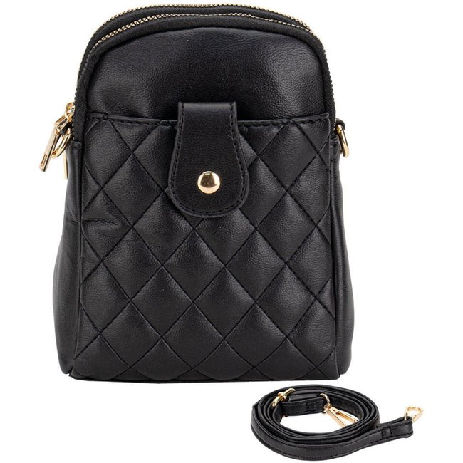 Bolsa Feminina Transversal Fuseco Wbft81007 A7938107 Preto