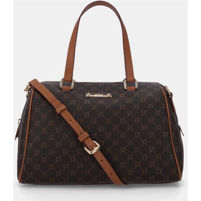 Bolsa Monograma Mocca Média - 10001067 Luz Da Lua Marrom