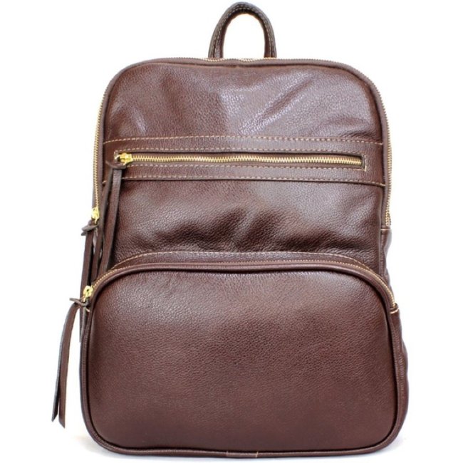 Mochila SN Couros Malta Marrom