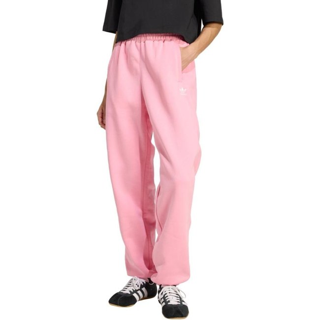 Calça jogger Essentials folgada em fleece adidas Originals Rosa