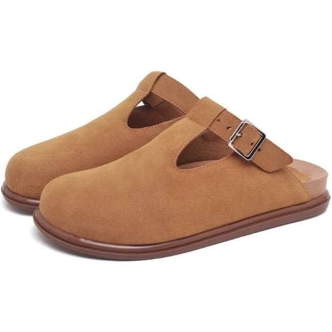 Mule Clog Babuche Mocha Feminino DUBUY 1902FG