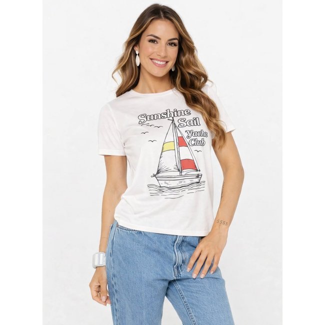 T-shirt D Bell Outlet Fashion Sunshine Sail Off-White