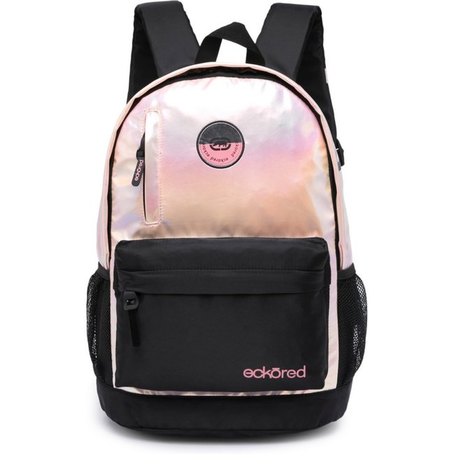 Mochila Ecko Feminina Espaçosa Rosa Preto