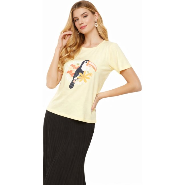 T-shirt D Bell Outlet Fashion Tucano Amarelo