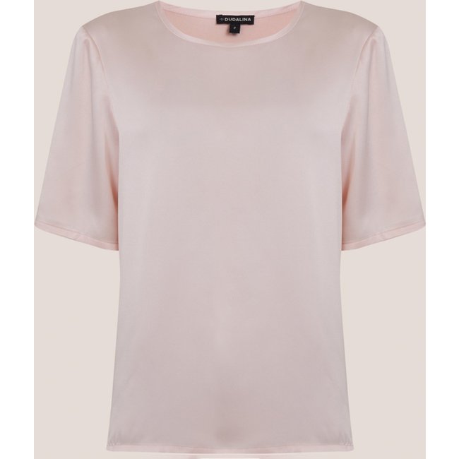 Blusa Cetim Dudalina Bruna In25 Rosa Feminino
