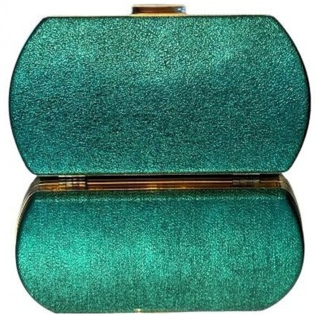 Clutch Bella Gio Rezende Verde Brilho