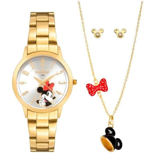 Relógio Feminino Disney Condor Dourado CO2035NHD/KI4K Dourado